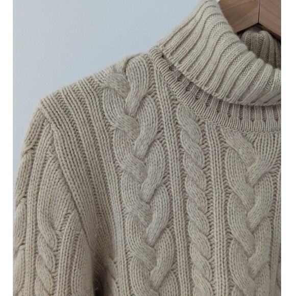 Johnstons of Elgin Luxury Scottish Cashmere Turtleneck - Picture 2 of 7